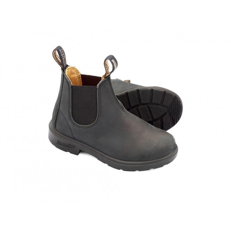 Bottines en Cuir, Noires - Blundstone