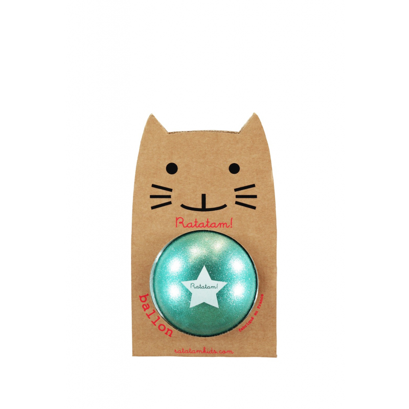 Ballon Vert Paillettes - Ratatam