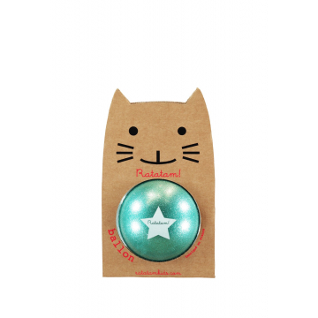 Ballon Vert Paillettes - Ratatam