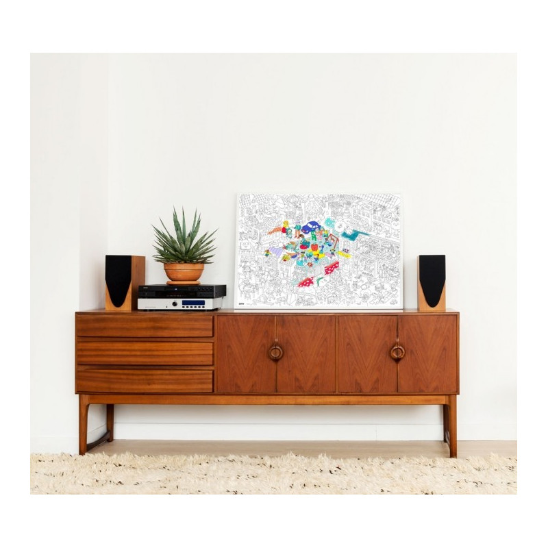 Poster à Colorier Kids Life - Omy