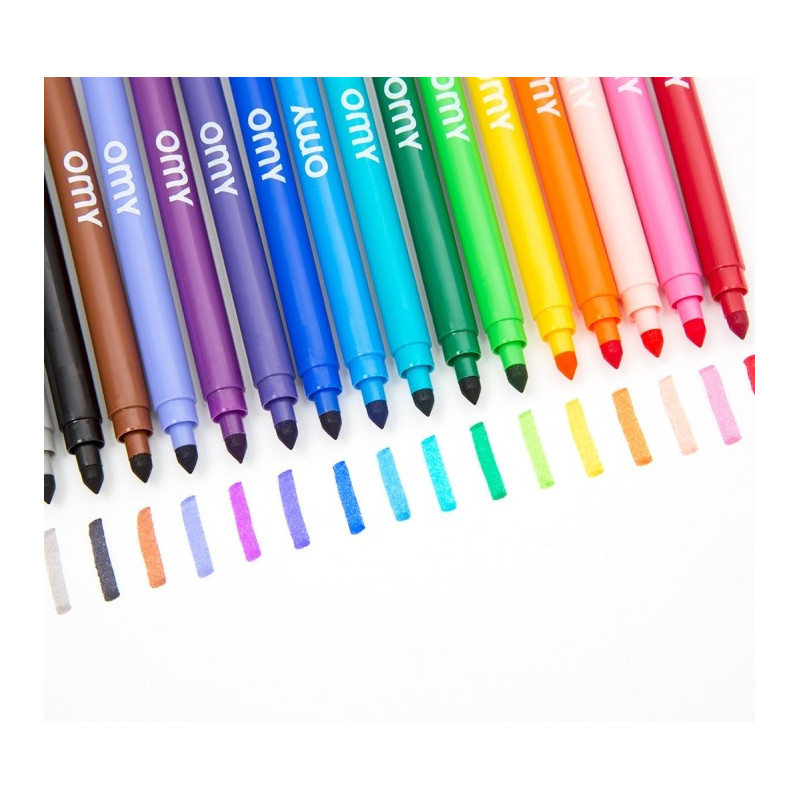 Feutres Ultralavables x16 - Omy