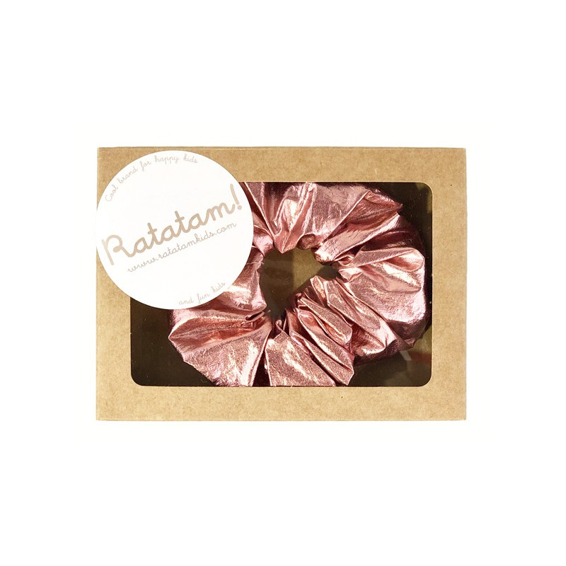 Chouchou Rose métallisé - Ratatam