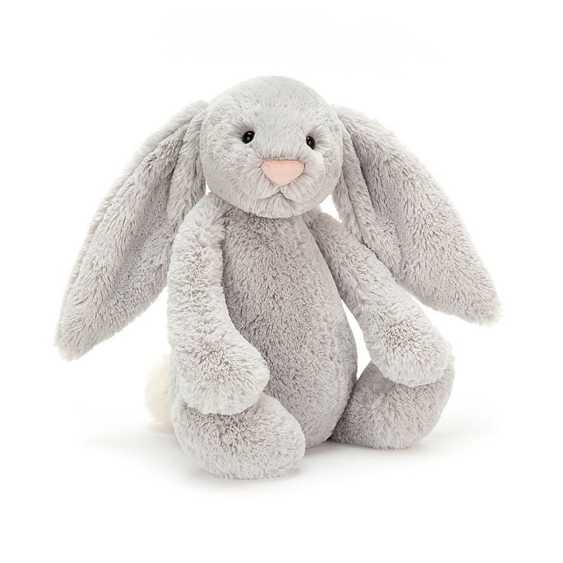 Basful Silver Bunny Medium - Jellycat