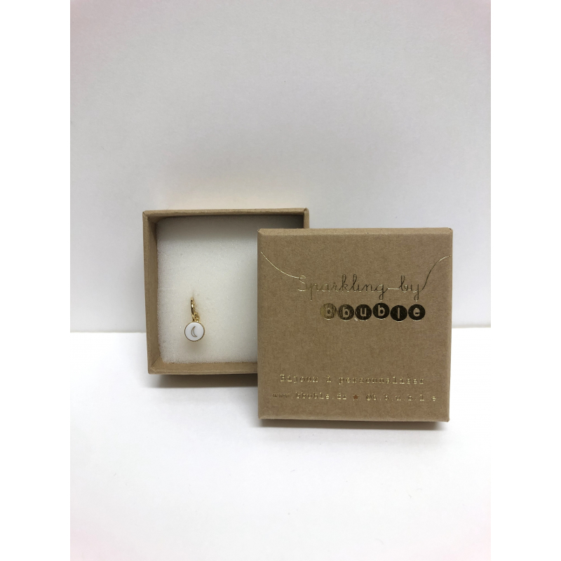 Boucle d'Oreille Dormeuse Lune - BBUBLE