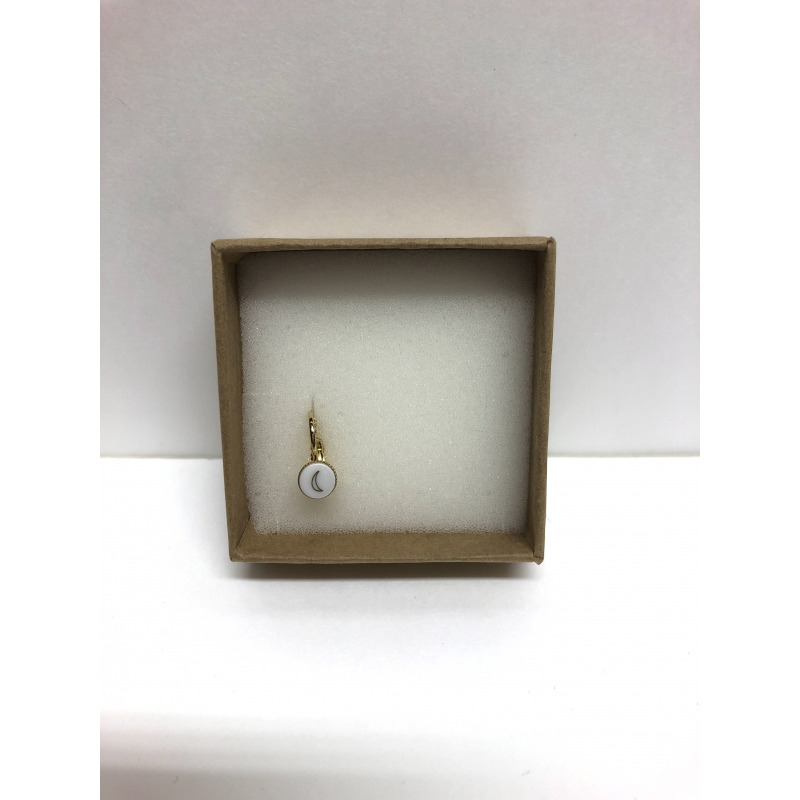 Boucle d'Oreille Dormeuse Lune - BBUBLE