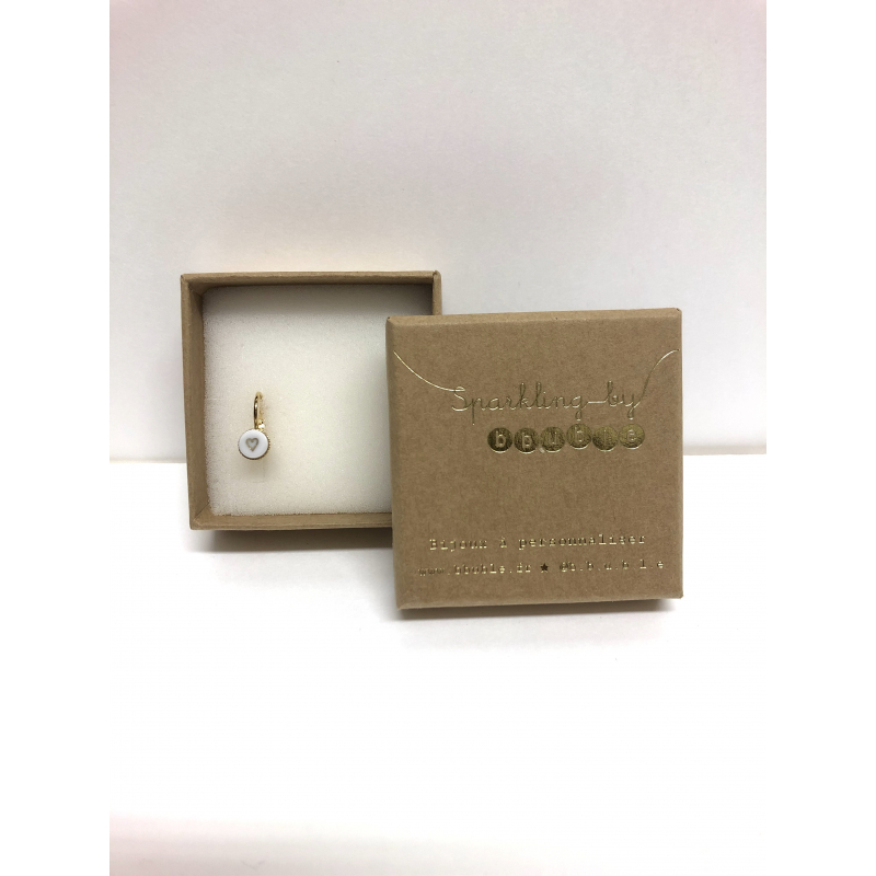 Boucle d'Oreille Dormeuse Coeur - BBUBLE