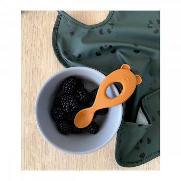 Lot de 4 Cuillères en Silicone Kaki - Liewood