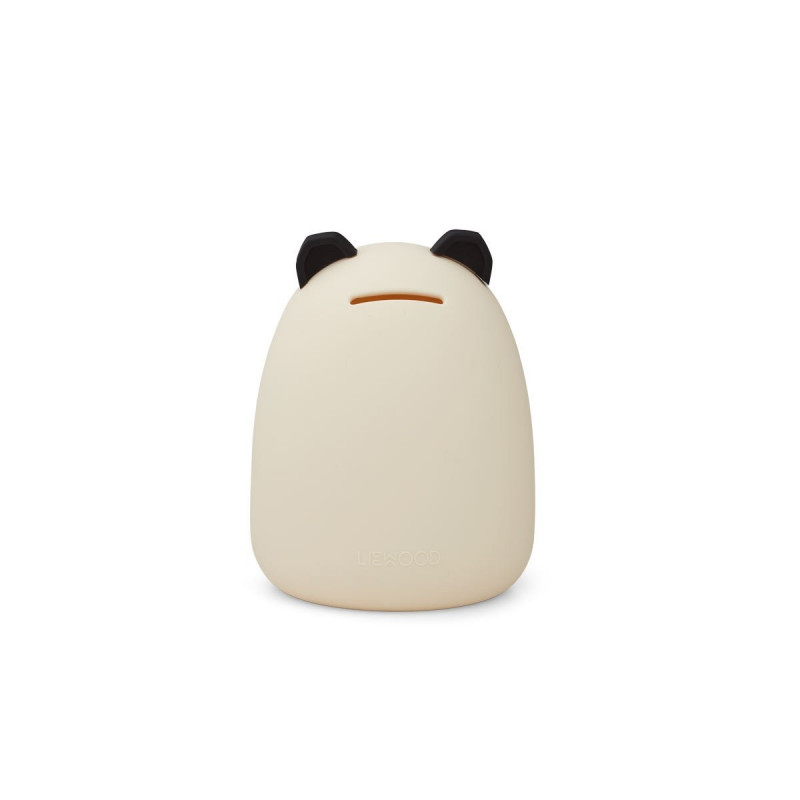 Tirelire Palma en Silicone Panda Crème - Liewood