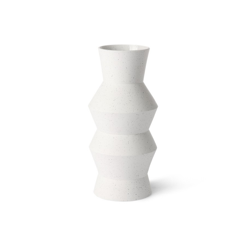Vase Mat Moucheté Angular M - HKliving
