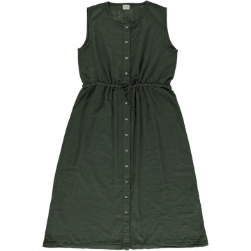 Robe Magniolia Femme Vert Forêt - Poudre Organic