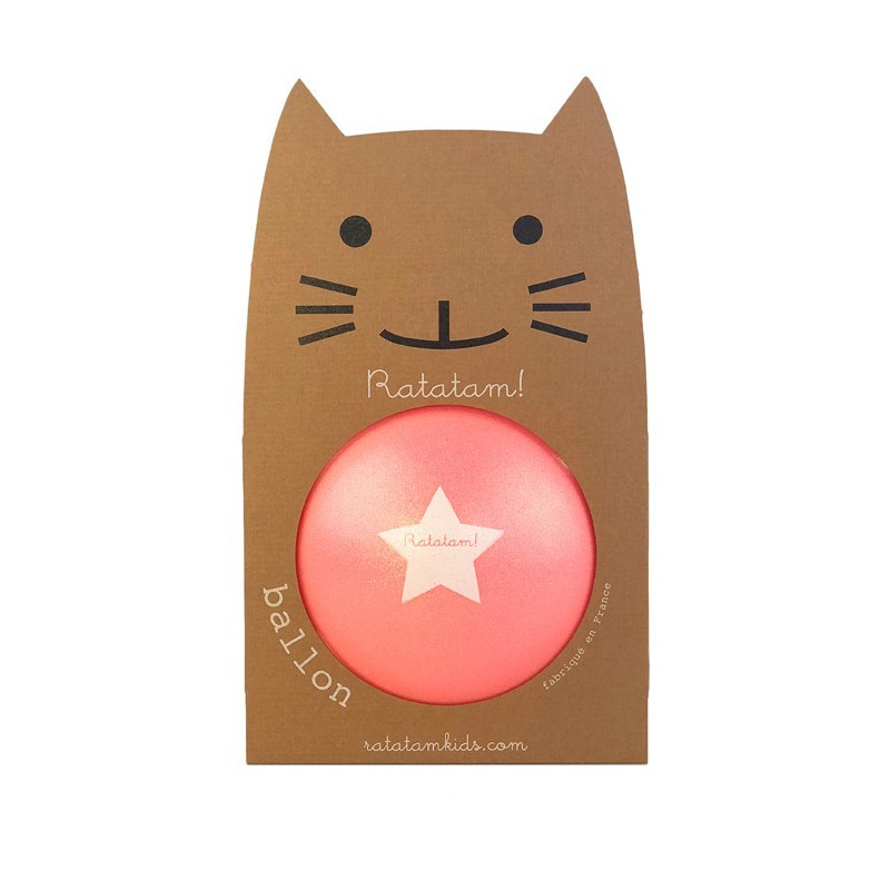 Ballon Rose Pailleté Summer 22cm - Ratatam