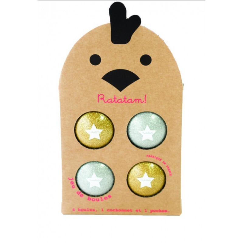 Jeu de Boules Doré et Argenté - Ratatam