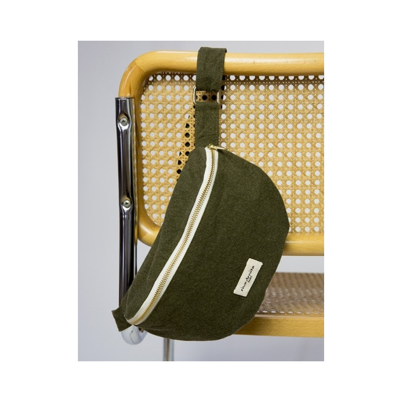 Sac Banane Custine Coton Kaki - Rive Droite