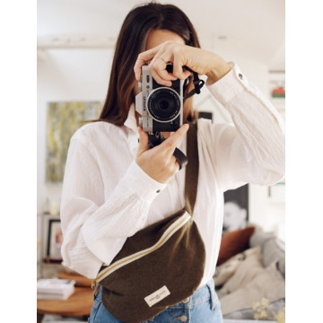 Sac Banane Custine Coton Kaki - Rive Droite