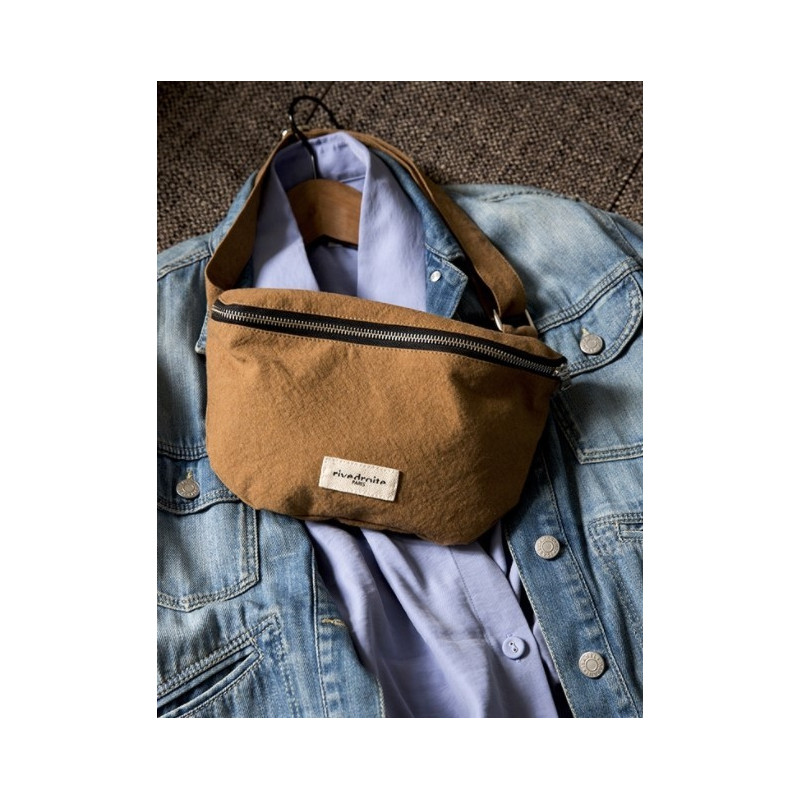 Sac Banane Custine Coton Tabacco - Rive Droite