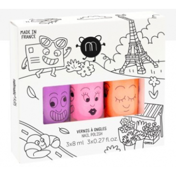 Coffret de Vernis (Rose, Lilas, Corail) - Nailmatic