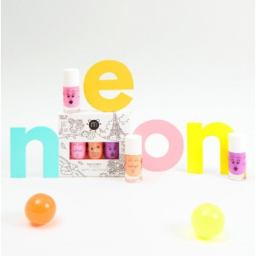 Coffret de Vernis (Rose, Lilas, Corail) - Nailmatic