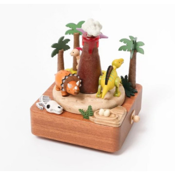 Boite à Musique Dinosaures et Volcan - Wooderful Life