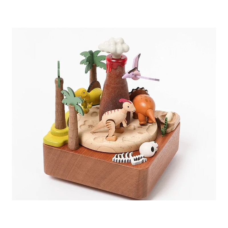 Boite à Musique Dinosaures et Volcan - Wooderful Life