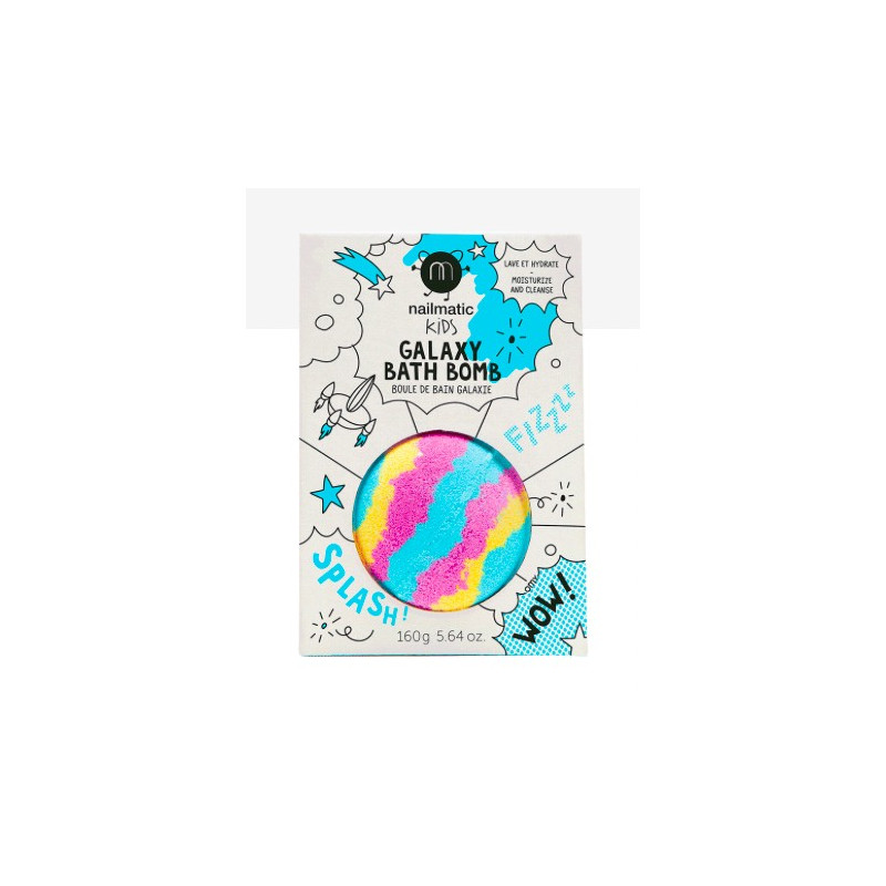 Boule de Bain Bleu Jaune et Rose- Nailmatic