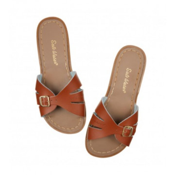 Sandales Adultes Slides Brun Roux - Salt Water