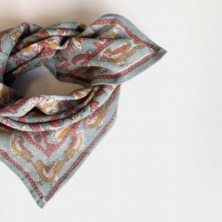 Foulard Manika Bird Nuage - Apaches Collection