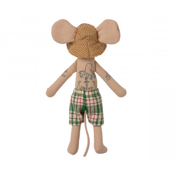 Mini Souris Papa dans sa Cabine de Plage - Maileg