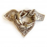 Foulard Manika Bengale Latte - Apaches Collections Foulard Manika Bengale Latte - Apaches Collections