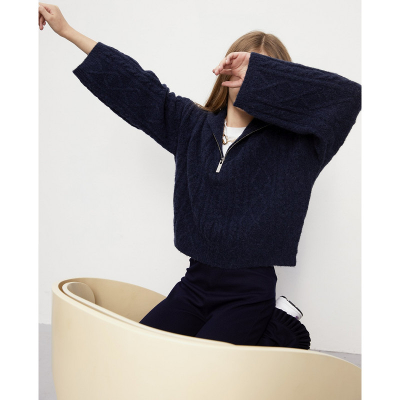 Pull Roisin Bleu Marine - Les Coyotes de Paris