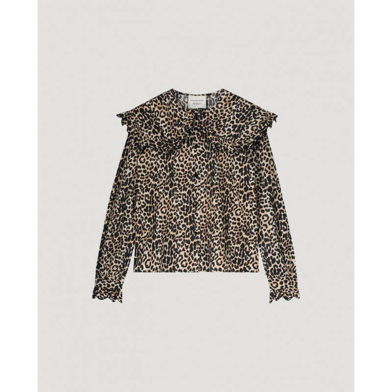 Blouse Fran Léopard - Les Coyotes de Paris