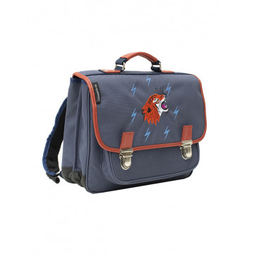 Grand Cartable Grr Bleu - Caramel & Cie
