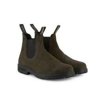 Bottines Waxedsuede Vert Olive - Blundstone