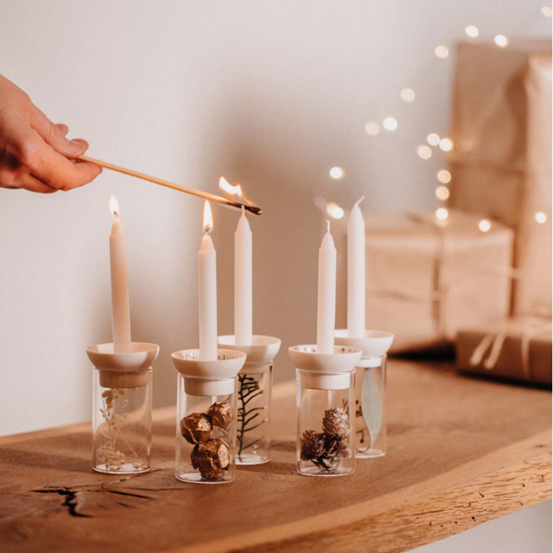 Chandelier Blanc Etoiles - Räder