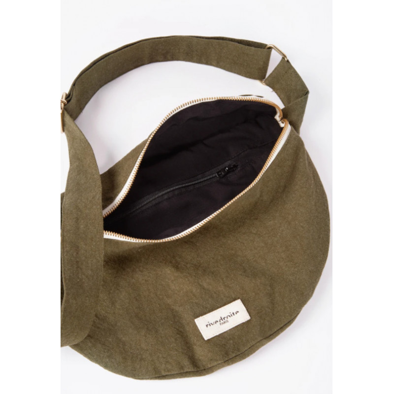 Sac Banane Custine XL Kaki - Rive Droite