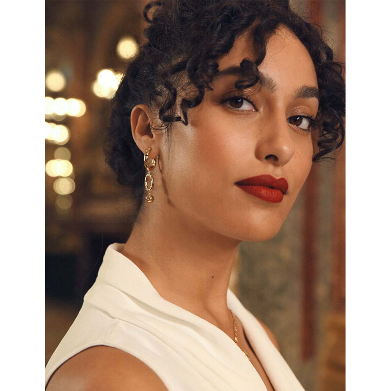 Boucles d'Oreilles Longues Sarah - Louise Damas