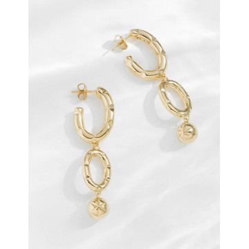 Boucles d'Oreilles Longues Sarah - Louise Damas