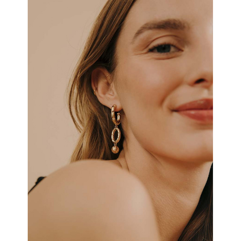 Boucles d'Oreilles Longues Sarah - Louise Damas