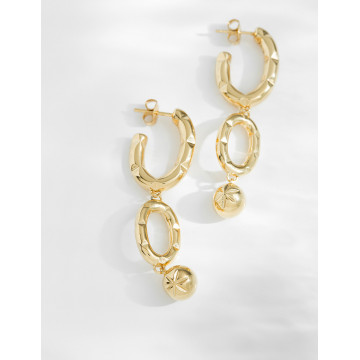 Boucles d'Oreilles Longues Sarah - Louise Damas