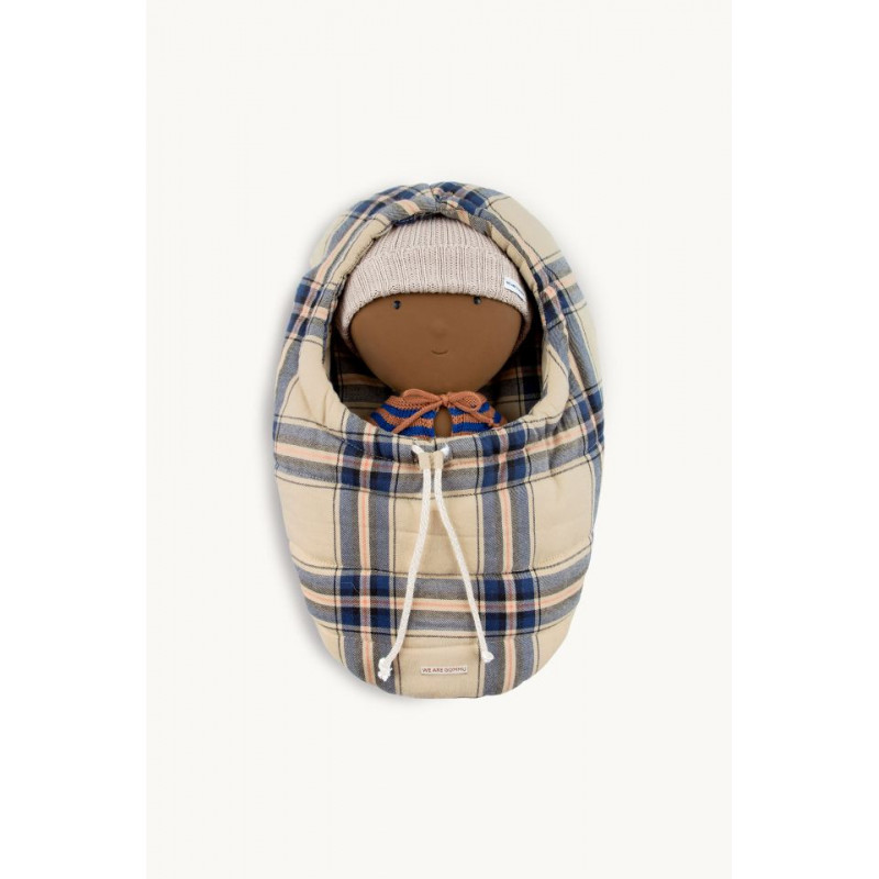 Nid d'Ange pour Poupée Gommu à Carreaux - Tiny Cottons