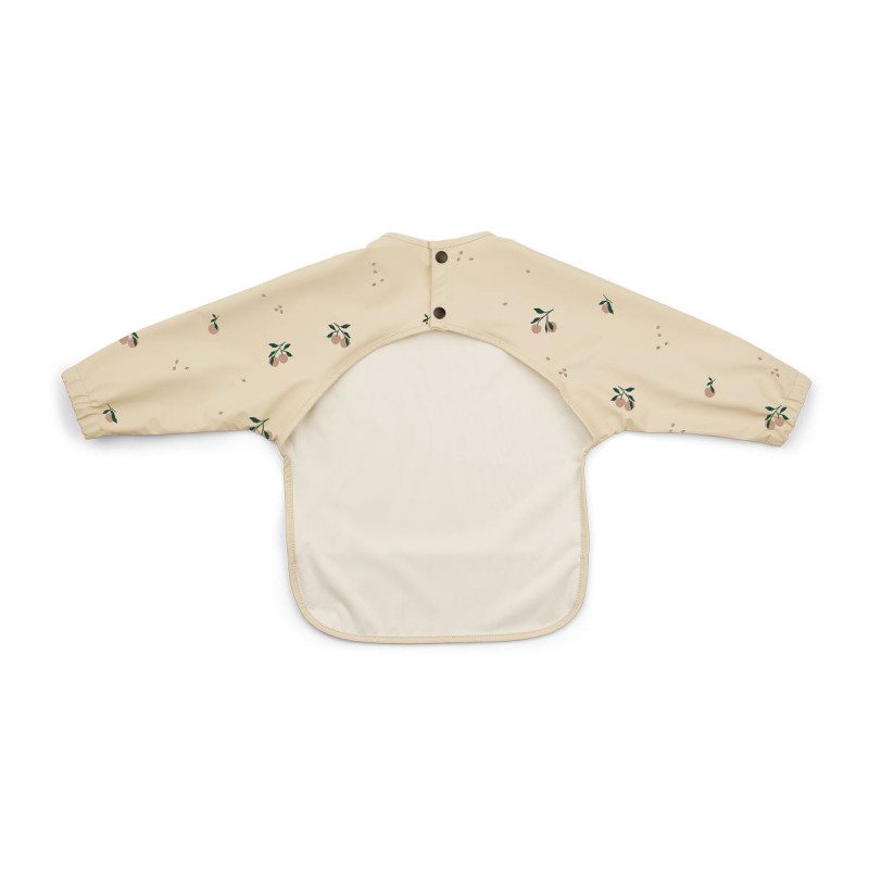 Bavoir à Manches Peach/Sea Shell Mix - Liewood
