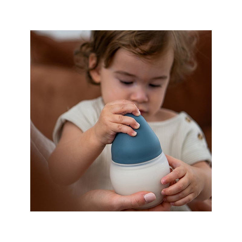 Biberon Bleu Gray 330 ml - Elhée