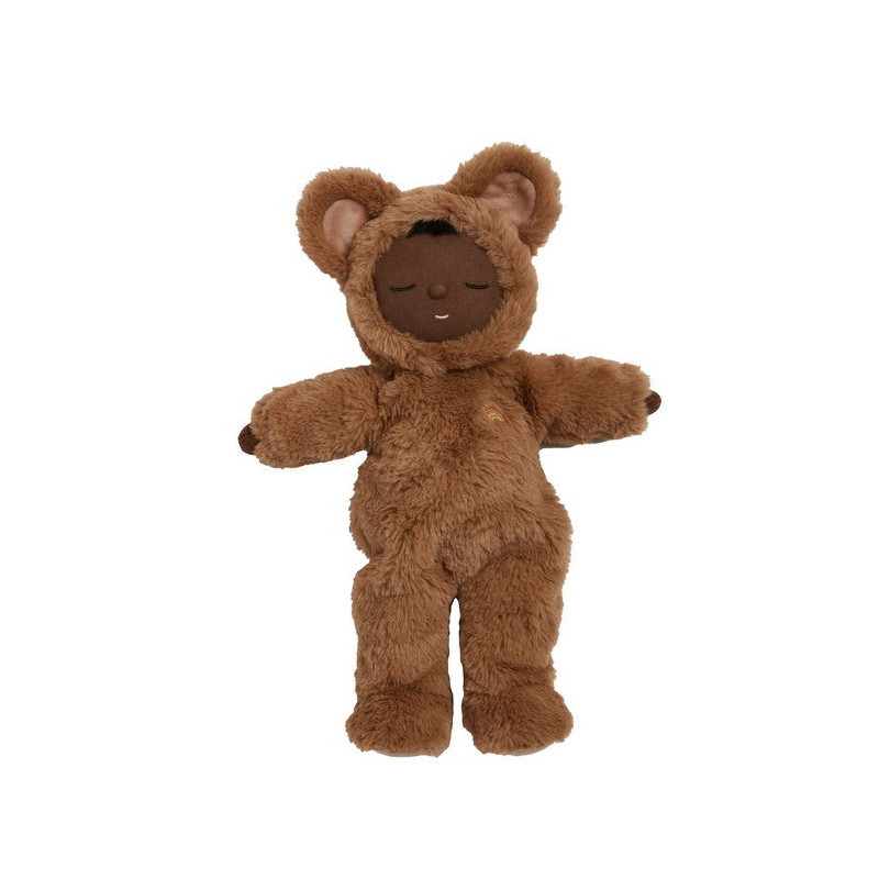 Poupée de Chiffon en Fourrure Ours - Olli Ella