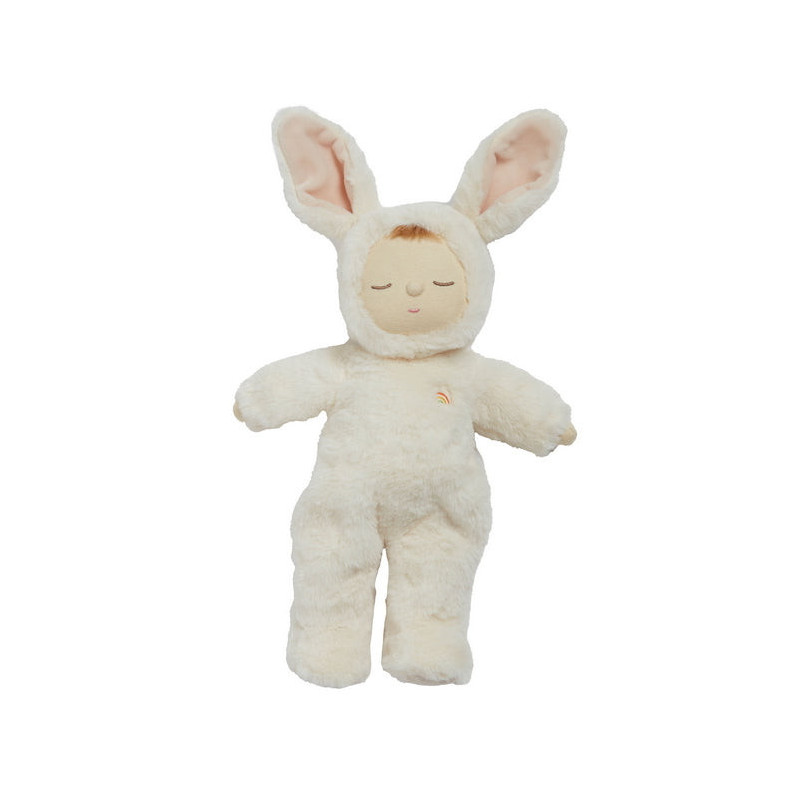 Poupée de Chiffon en Fourrure Lapin - Olli Ella