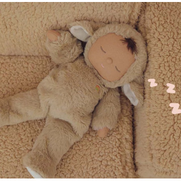 Poupée de Chiffon en Fourrure Agneau - Olli Ella