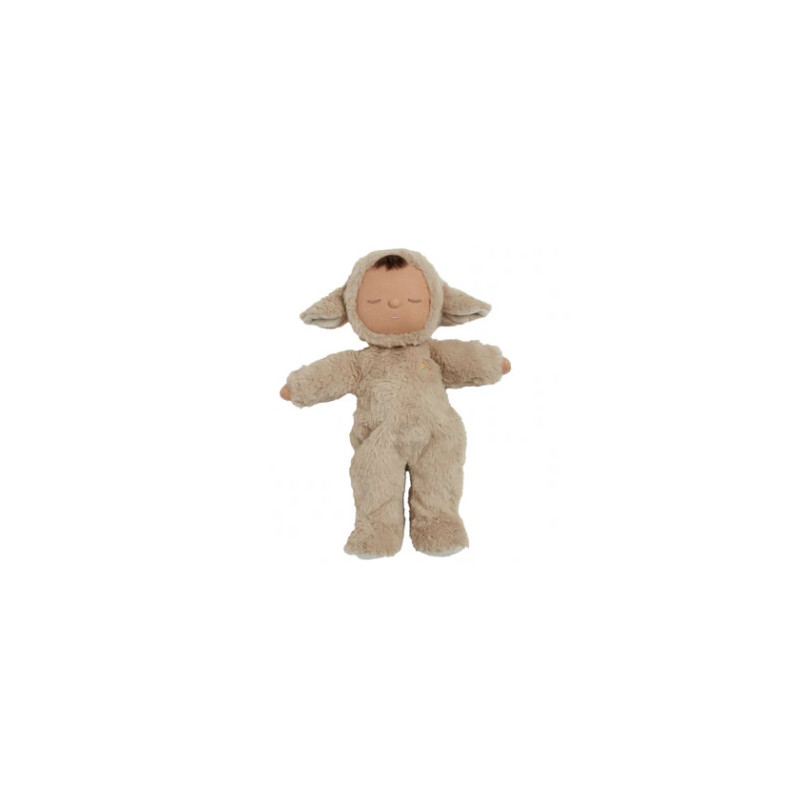 Poupée de Chiffon en Fourrure Agneau - Olli Ella