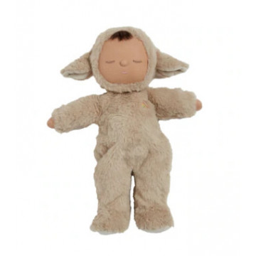 Poupée de Chiffon en Fourrure Agneau - Olli Ella