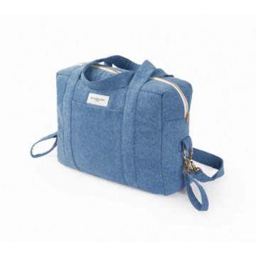 Sac à Langer Darcy en Denim Clair - Rive Droite