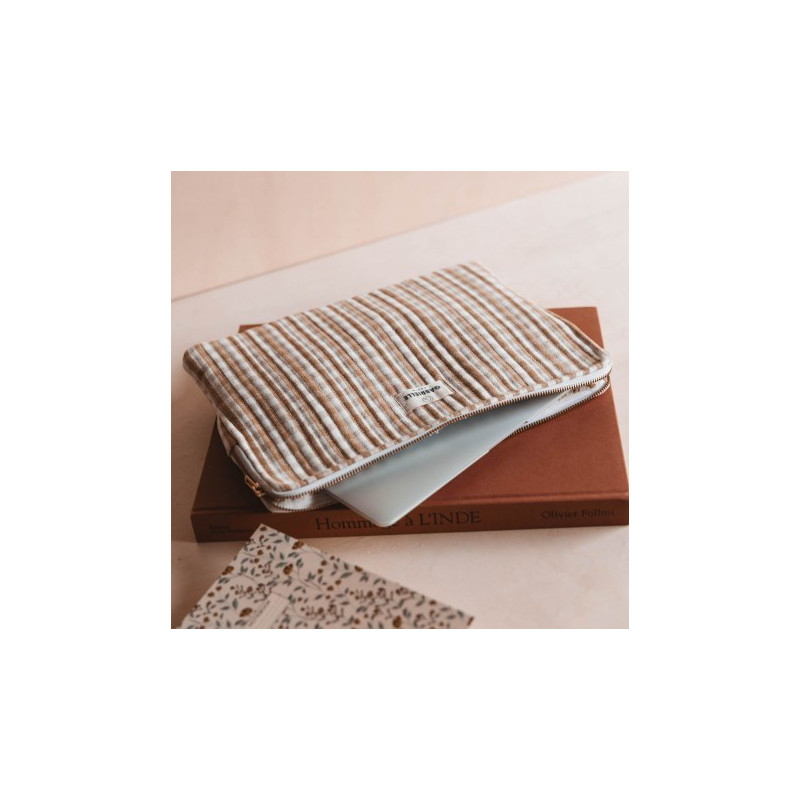 Pochette d'Ordinateur Vichy Camel - Gabrielle Paris