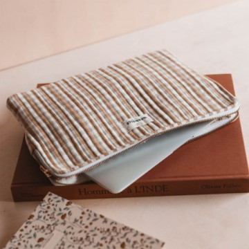 Pochette d'Ordinateur Vichy Camel - Gabrielle Paris