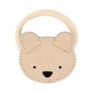 Elastique pour Cheveux Josy Tête d'Ours Beige - Donsje